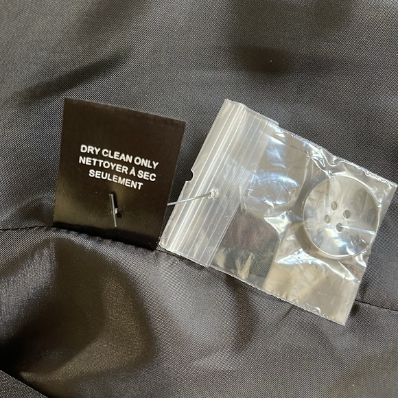 BNWOT RACHEL ZOE SLEEVELESS BLACK BLAZER/TUXEDO STYLE VEST JACKET SIZE XS - Picture 5 of 6